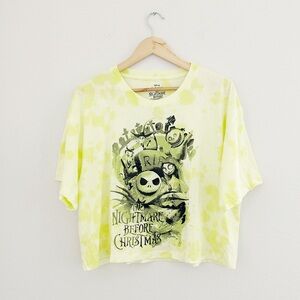 NEW Disney’s The Nightmare Before Christmas Tie Dye Cropped Tee